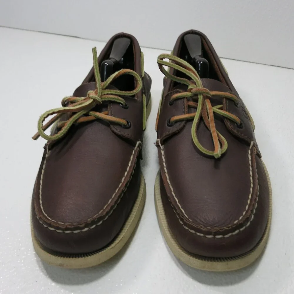 Sperry Top-Sider Nubuck Leather Boat Deck Shoes Men's Footwear Shoe's 9.5 M